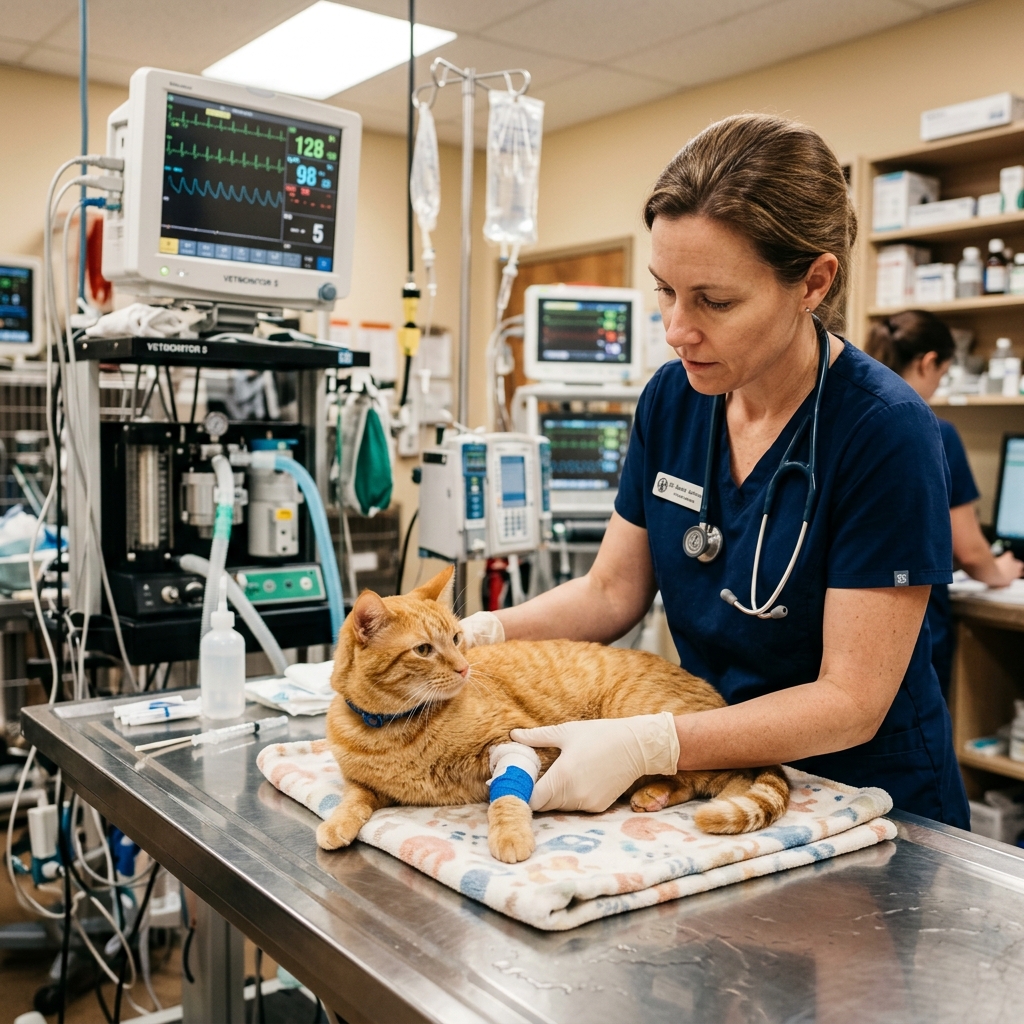 Atención de urgencia veterinaria